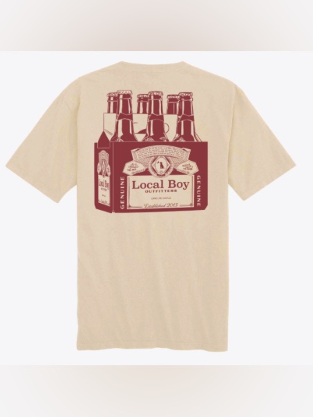 Local Boy Latte Six Pack Short Sleeve Tee